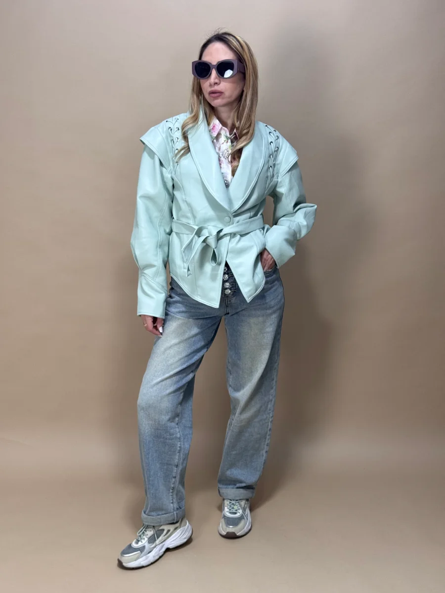 GIUBBINO ECOPELLE SANDY TIFFANY - immagine 4