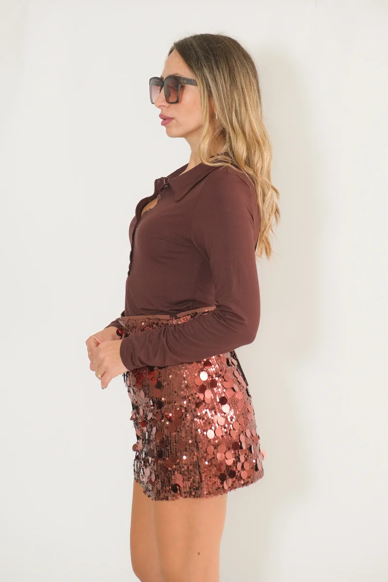 MAGLIETTINA SCARLETT CHOCO - immagine 5