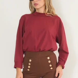 MAGLIETTINA BASIC BORDEAUX