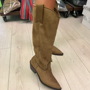 Camperos scamosciato beige “Corina”