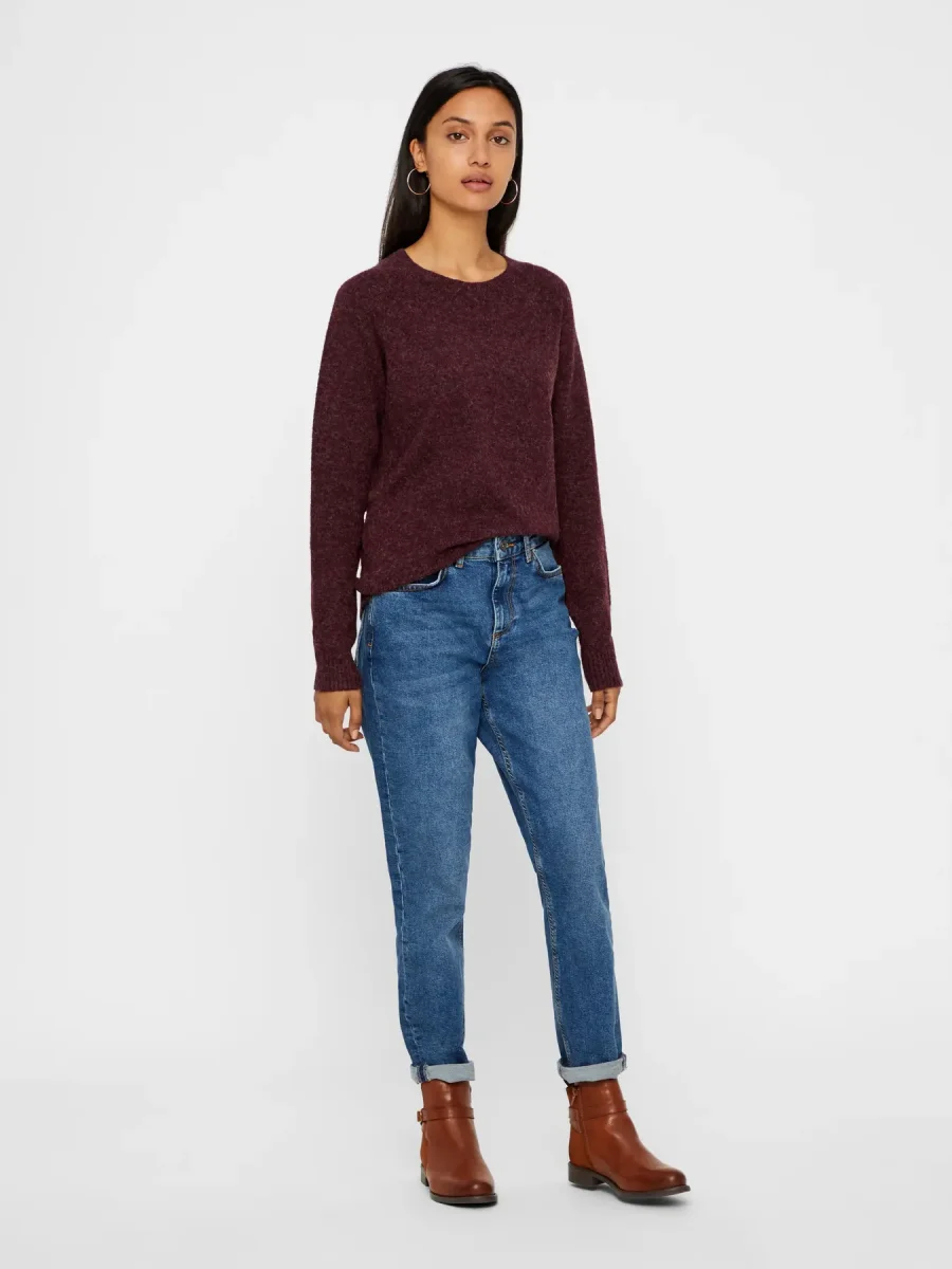 Vero Moda - Maglione VMDOFFY - Bordeaux - immagine 4