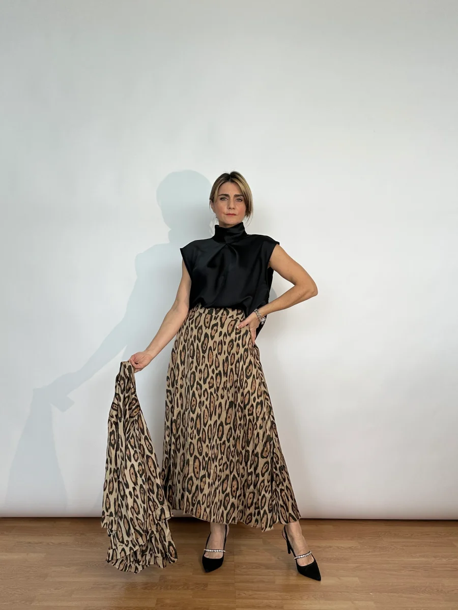 Coord-set Animalier in viscosa - immagine 4