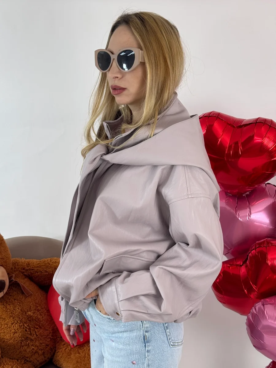 CHIODO IN ECOPELLE ROSA - immagine 4