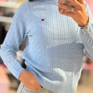 Pull Treccia Cuore