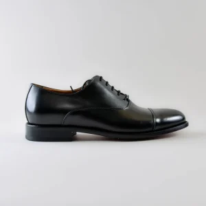 Herman Francesina con puntina in Pelle Nera