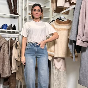 Jeans Barrel “Effetto Gambe Slim” – Denim Chiaro