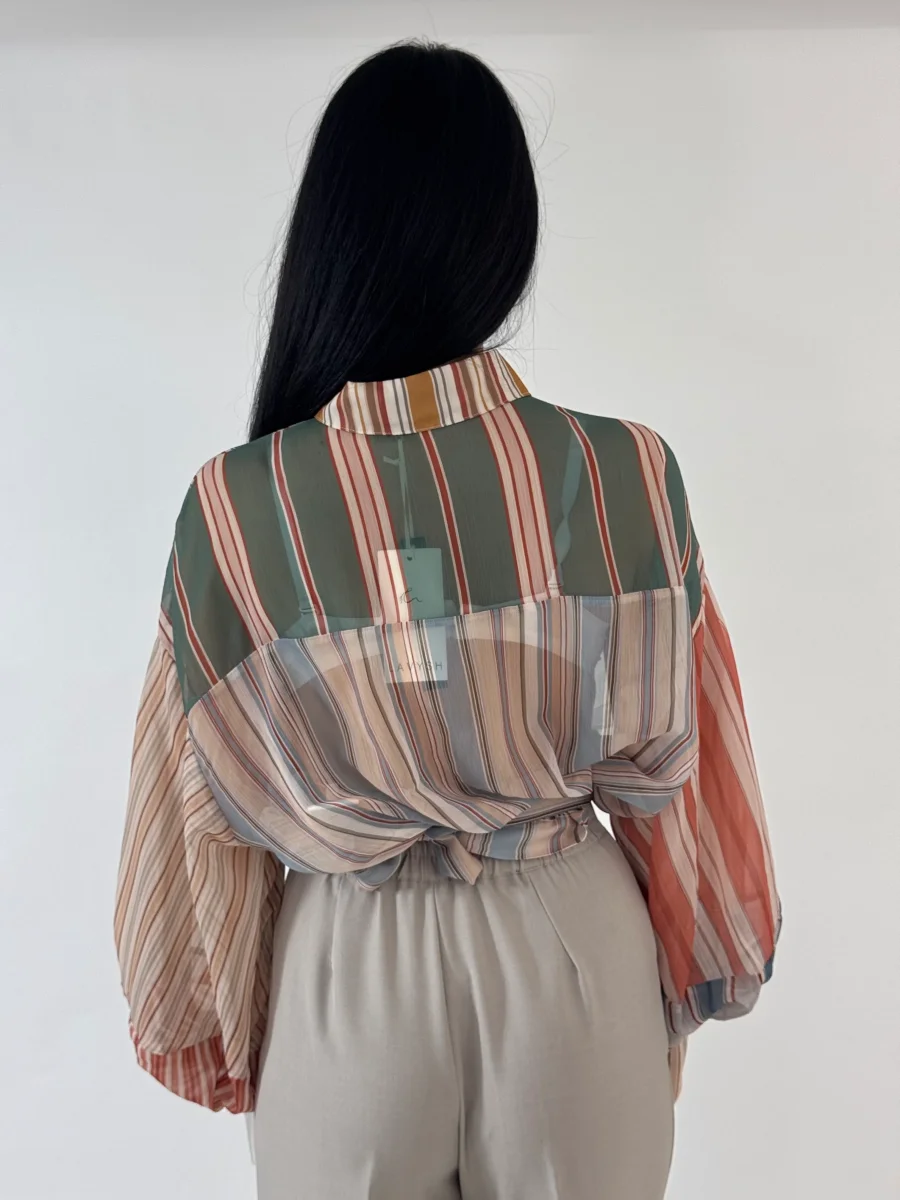 CAMICIA RIGHE REA - immagine 5