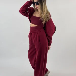 COORDINATO 3 PEZZI JIMMY BORDEAUX