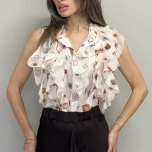 Blusa Fantasia Volant