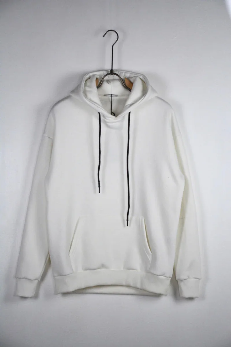 FELPA CON CAPPUCCIO "AIR DRAGON" - WHITE - immagine 4