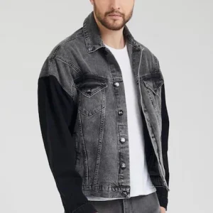 GIACCA DI JEANS OVERSIZE COLORE NERO