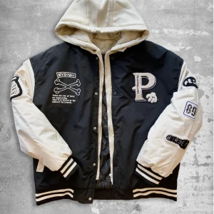 GIUBBOTTO BOMBER IMBOTTITO CON CAPUCCIO - Nero