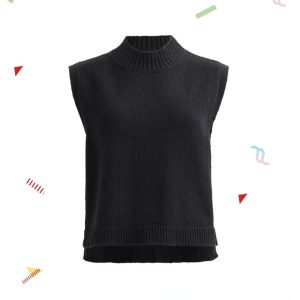 Gilet in maglia bouclรฉ