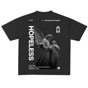 T-SHIRT "HOPELESS"  - Col. Nero