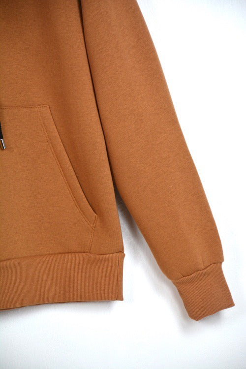 FELPA CON CAPPUCCIO "STAY ORIGINAL FOREVER" - CAMEL - immagine 6