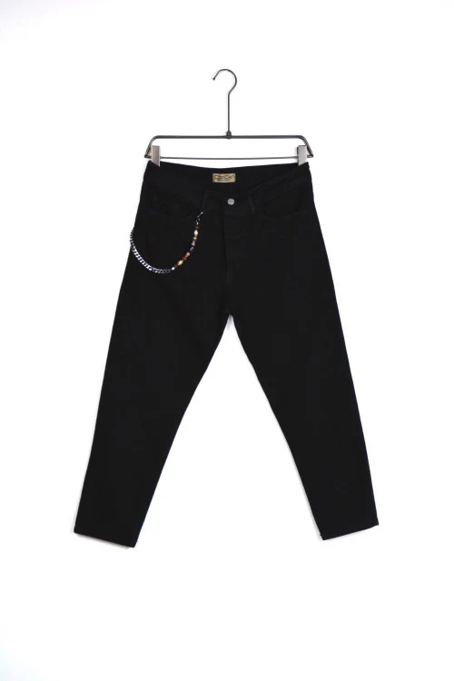 JEANS SENZA STRAPPI - col nero - immagine 2