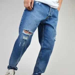 JEANS LOOSE FIT CON ROTTURE