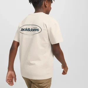 JACK & JONES JUNIOR T-SHIRT CLUB 1990 - Col. Beige
