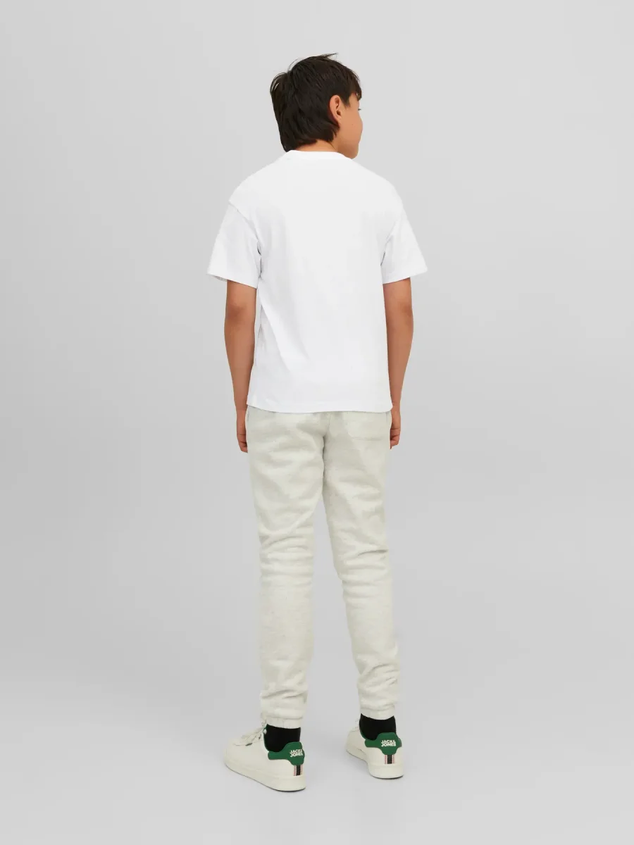 JACK & JONES JUNIOR T-SHIRT CON LOGO PICCOLO - Col. Bianco - immagine 7