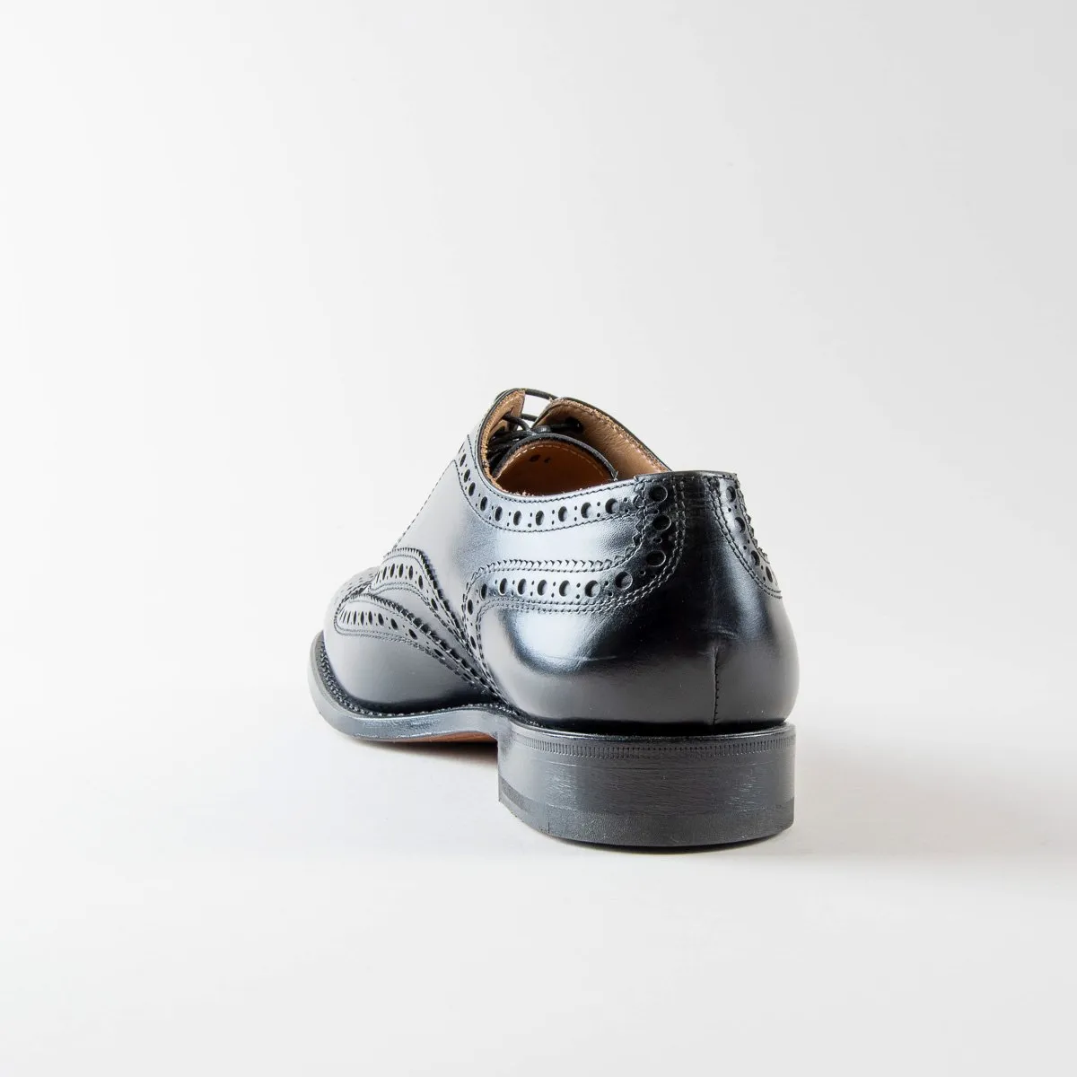 Francesco Oxford Full Brogue in Pelle di Vitello Nera - immagine 5