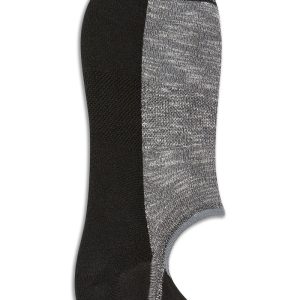 INVISIBLE SNEAKER – Pima Cotton Bicolor Black