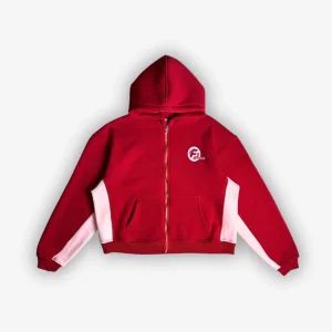 ZIP Hoodie Red