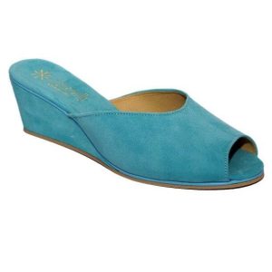 Claudia: Pantofole da Donna in Pelle Camoscino in 7 Colori