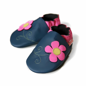 Scarpine morbide in pelle – Spring Flowers