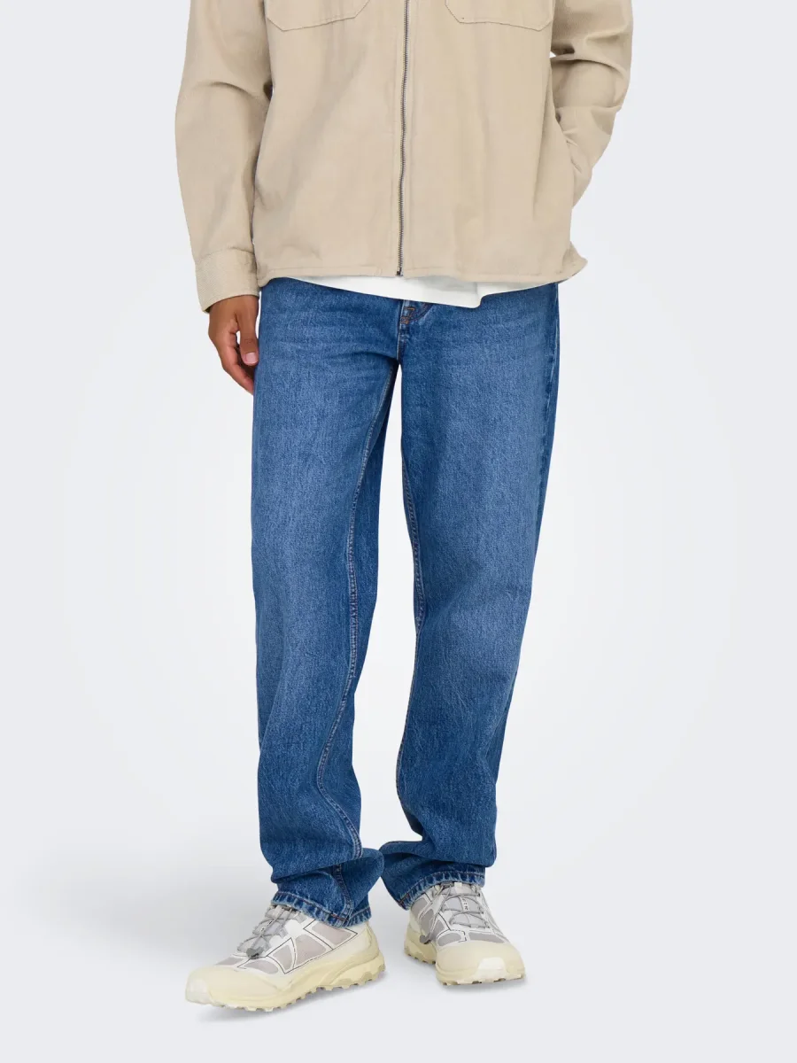 ONLY & SONS STRAIGHT ONSEDGE JEANS - Denim - immagine 2