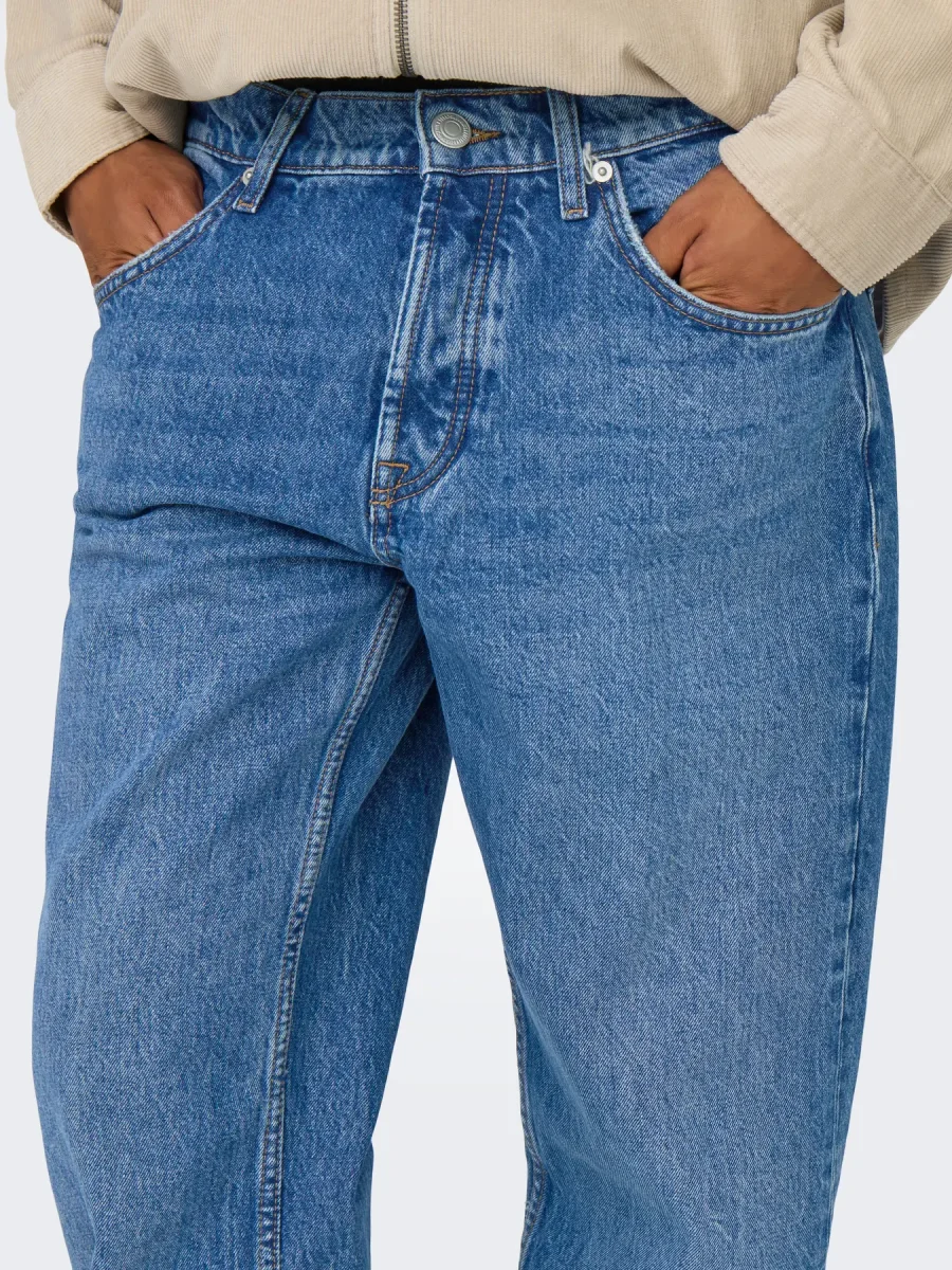 ONLY & SONS STRAIGHT ONSEDGE JEANS - Denim - immagine 5