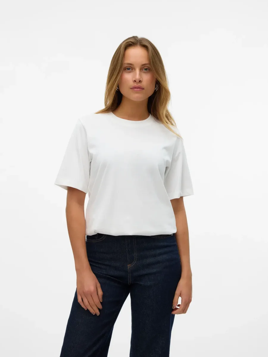 Vero Moda - T-shirt basic VMDEMI - col. bianco