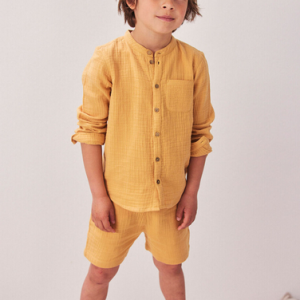 Camicia in mussola di cotone unisex