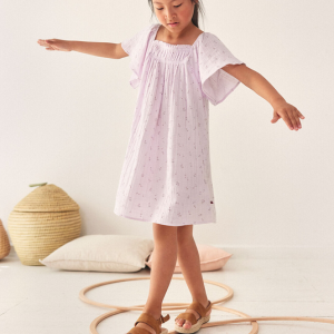 Abito Kids in mussola a fiori