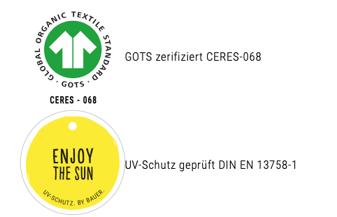 Berretto in mussola con protezione UV - immagine 6