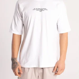 T-SHIRT OVERSIZE - GET THE HARMONY - COLORE BIANCO