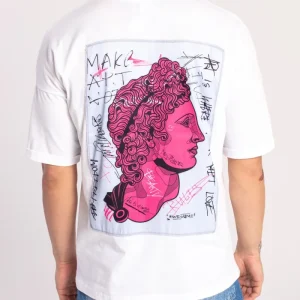 T-SHIRT OVERSIZE “RULES“ - COLORE BIANCO