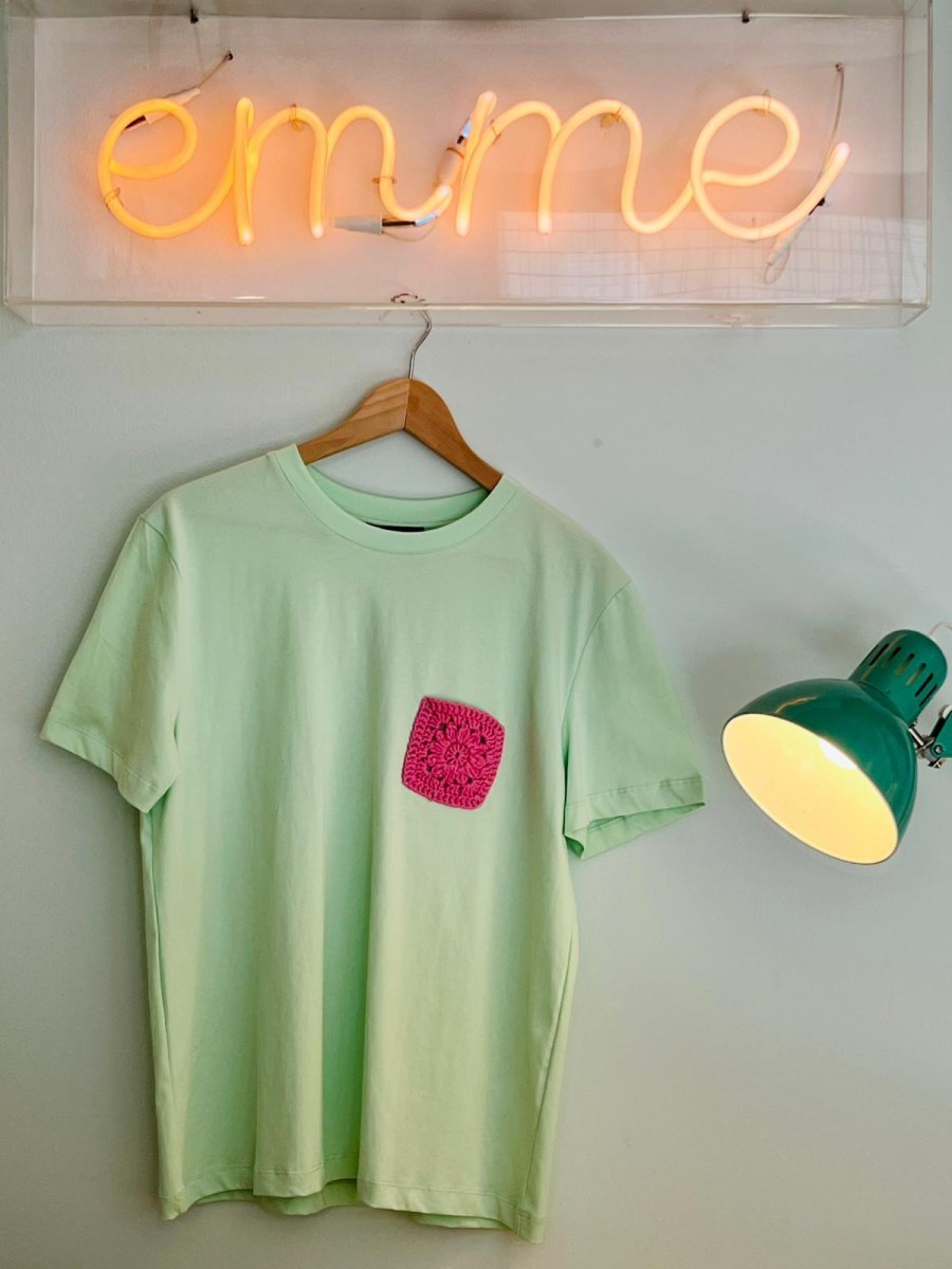 T-Shirt taschino crochet - immagine 3