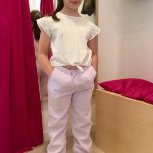 Pantalone in Mussola di Cotone unisex