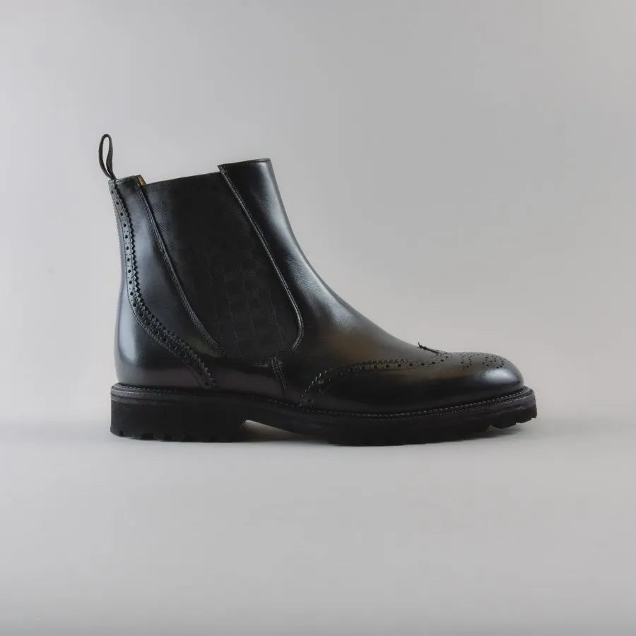 Chelsea Boot Steven in Pelle Nera
