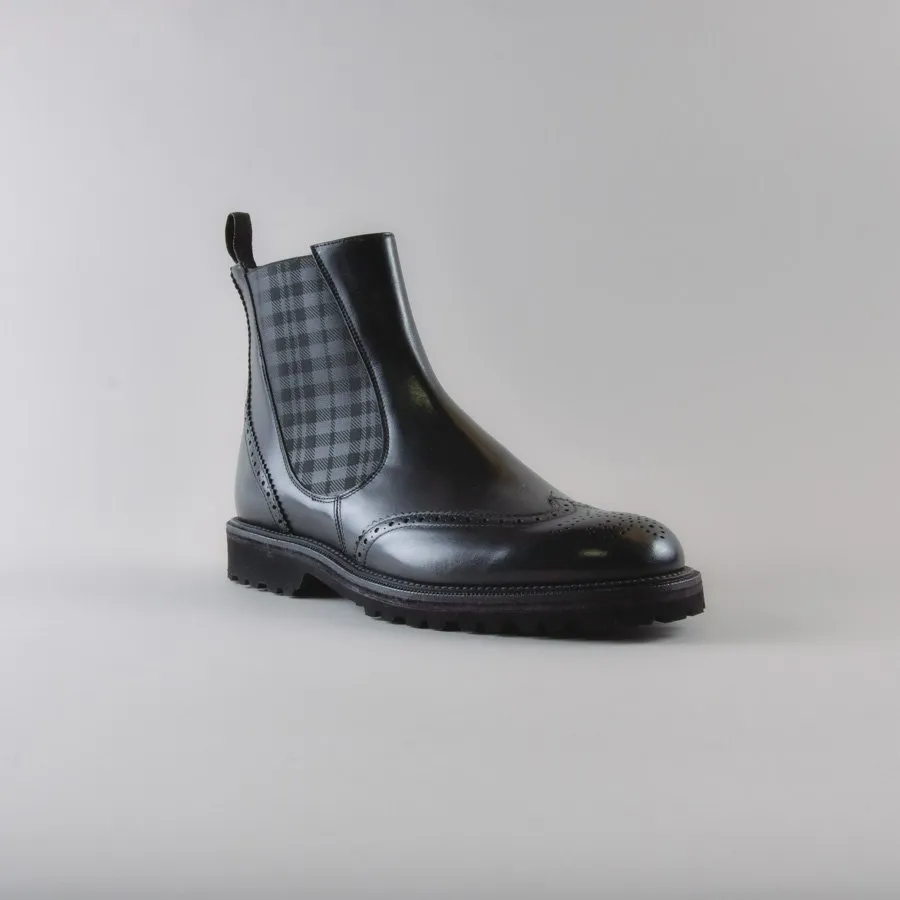Chelsea Boot Steven in Pelle Nera - immagine 3