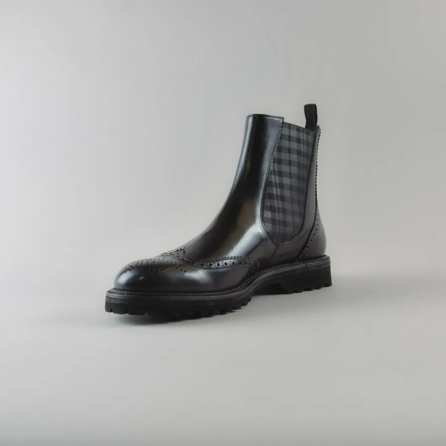 Chelsea Boot Steven in Pelle Nera - immagine 7