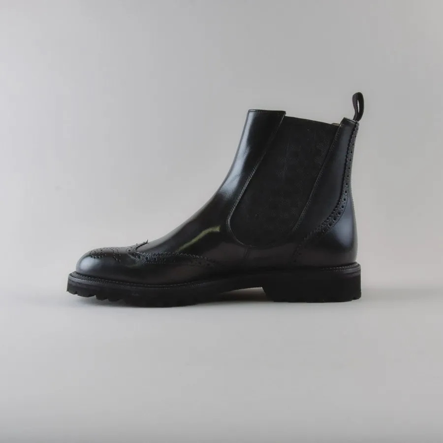 Chelsea Boot Steven in Pelle Nera - immagine 6