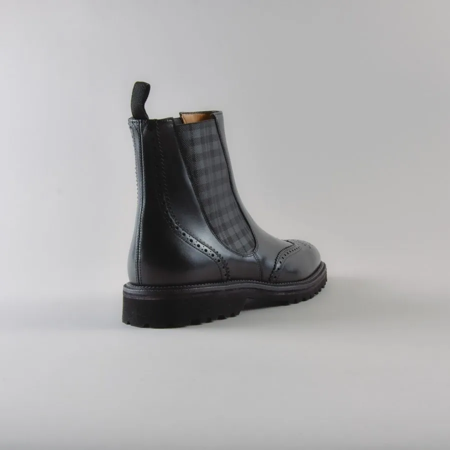 Chelsea Boot Steven in Pelle Nera - immagine 4