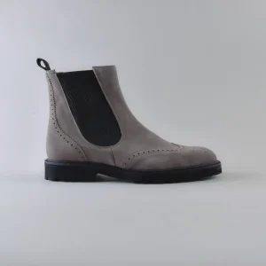 Chelsea Boot Steven in Camoscio Grigio