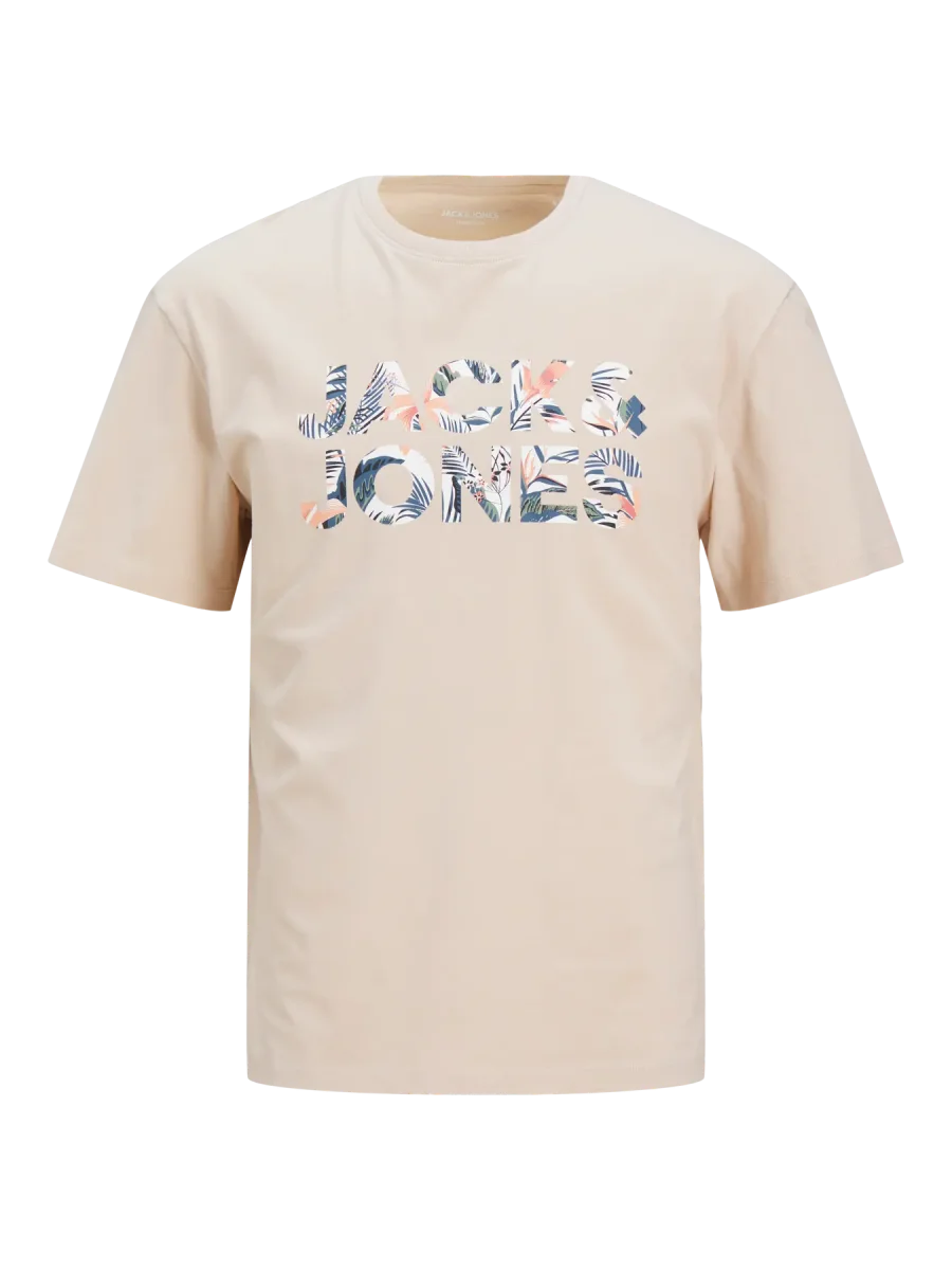 JACK & JONES JUNIOR T-SHIRT SUMMER VIBES - Col. Beige - immagine 8