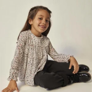 Blusa stampata chiffon bambina mayoral art. 13-04197-035