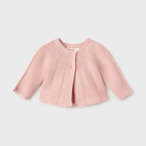 Cardigan ECOFRIENDS tricot lungo neonata Mayoral 2368 11