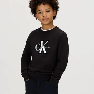 Felpa con logo dal taglio relaxed ragazzo Calvin Klein art. 25-00675-014