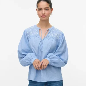 VERO MODA Camicia da donna 'VMNika' in Blu Chiaro