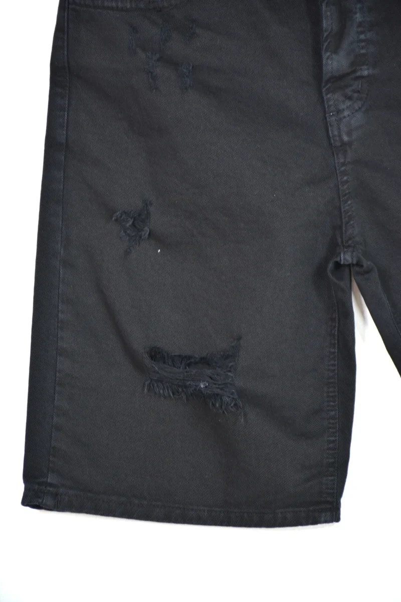 BLACK BERMUDA CON STRAPPI - immagine 4